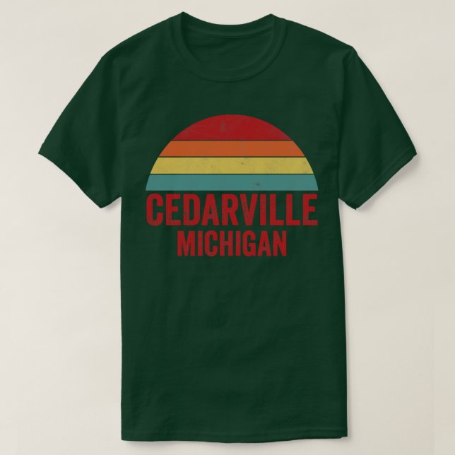 Cedarville Michigan T Shirt (Design framsida)