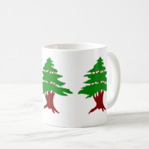 Cederträdet i Libanon Kaffe Mugg