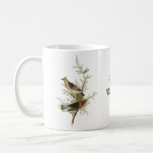 CederträWaxwing, John Audubon Kaffemugg