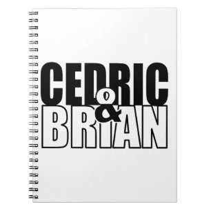 Cedric och Brian Swag Anteckningsbok