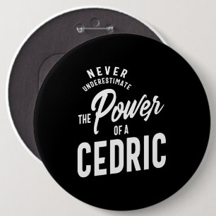Cedric Personlig Namn Birthday Gift Knapp