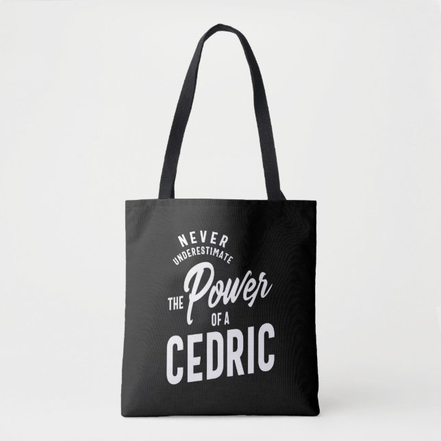 Cedric Personlig Namn Birthday Gift Tygkasse (Framsida)