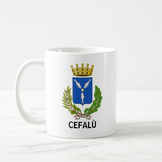 Cefalù jackar av arm - Sicilien Kaffemugg (Vänster)