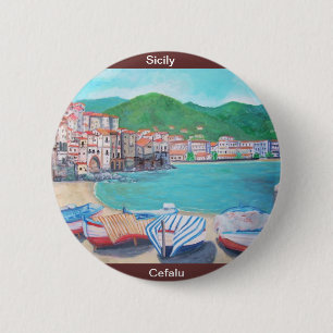 Cefalu Sicily knäppas Knapp