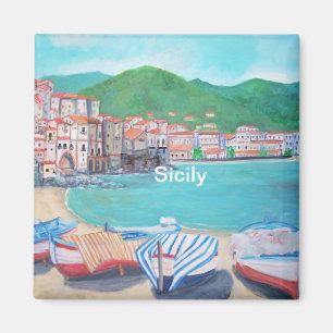 Cefalu Sicily magnet