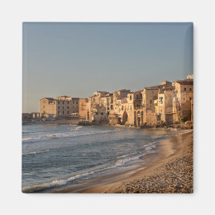 Cefalu sjösidatown i Sicily Magnet