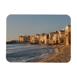 Cefalu sjösidatown i Sicily Magnet
