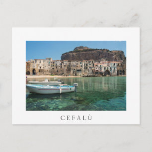 Cefalu-staden Sicilien Vykort