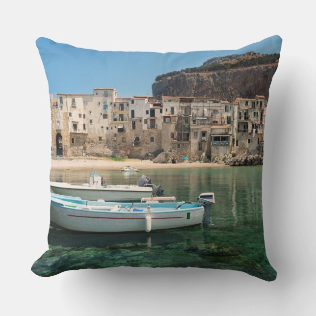 Cefalu town i Sicily Kudde (Framsida)