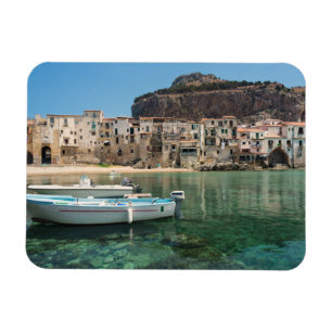 Cefalu town i Sicily Magnet