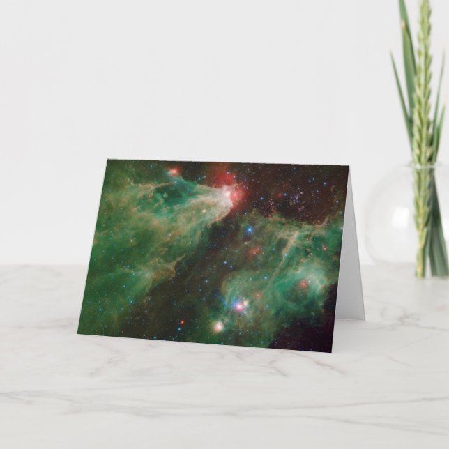 Cefheus B och C Grönt Nebula Kort (Framsida)