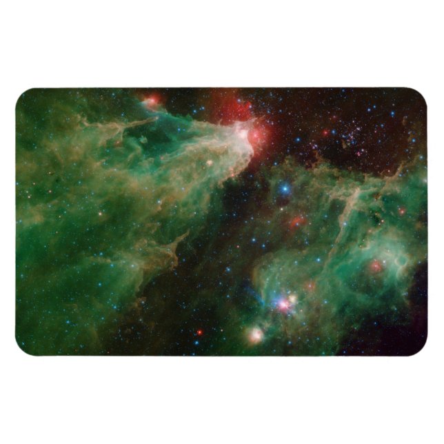 Cefheus B och C Grönt Nebula Magnet (Horisontell)