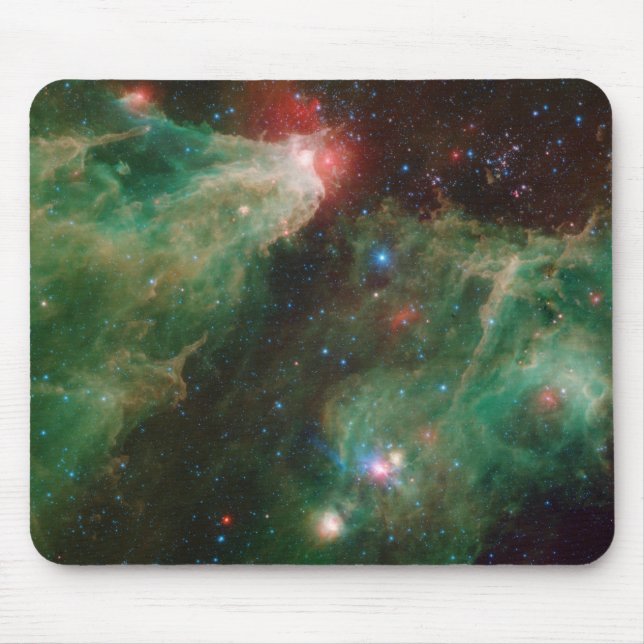 Cefheus B och C Grönt Nebula Musmatta (Framsidan)