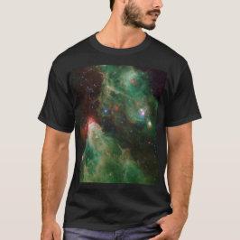 Cefheus B och C Grönt Nebula T Shirt