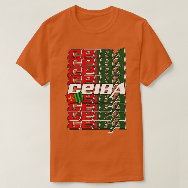 Ceiba Cascade text 1 T Shirt (Design framsida)