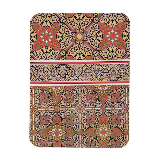 Ceiling arabesques från moskén i El-Bordeyny. Magnet (Vertikal)