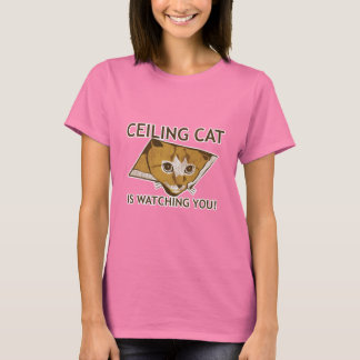 Ceiling Cat tittar på dig! T-shirt