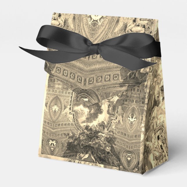 Ceiling Chiesa del Gesù – Battista Gaulli – gold G Presentaskar (Framsidan Sidan)