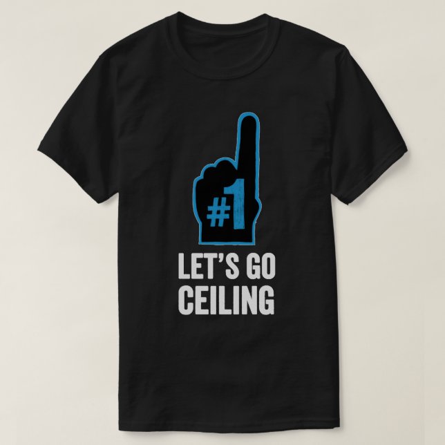 Ceiling Fläkt Halloween Costume Funny Pun Last Min T Shirt (Design framsida)