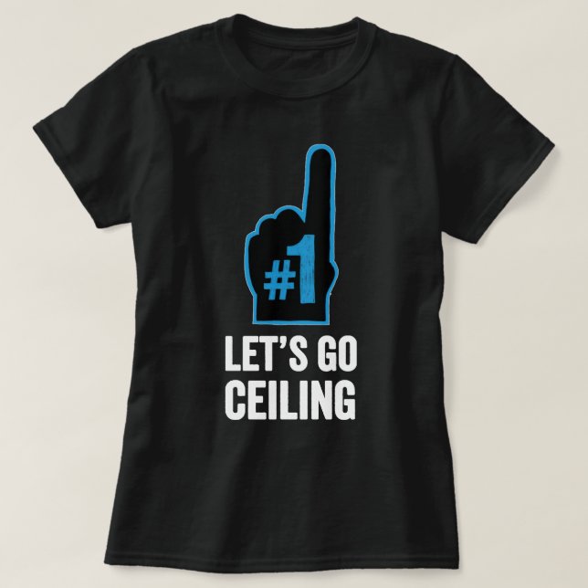 Ceiling Fläkt Halloween Costume Funny Pun Last Min T Shirt (Design framsida)