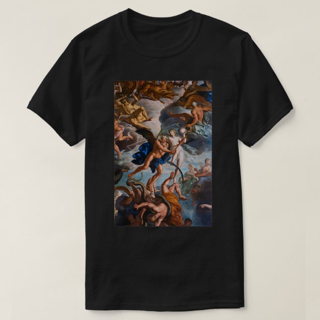 Ceiling Painting Greek Gods Goddess Chatsworth Hou T Shirt (Design framsida)