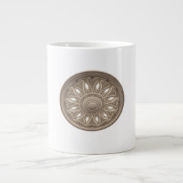 Ceiling Rosette with LED Uplighting Jumbo Mugg