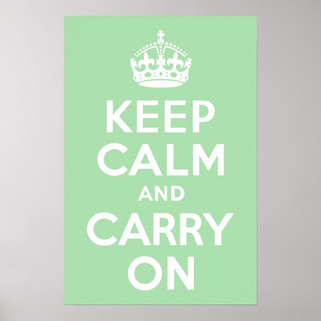 Celadon Förvaras och fortsätt Poster (Framsidan)