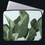 Celadon Handflatan Laptop Fodral<br><div class="desc">Celadon Handflatan II av Emma Scarvey. Består av djupa färgader av tropiska blad mot pastellbakgrund.</div>