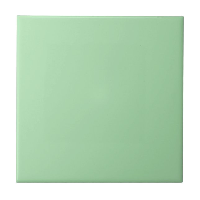 Celadon Mint Grönt Färg Tile Kakelplatta (Framsidan)
