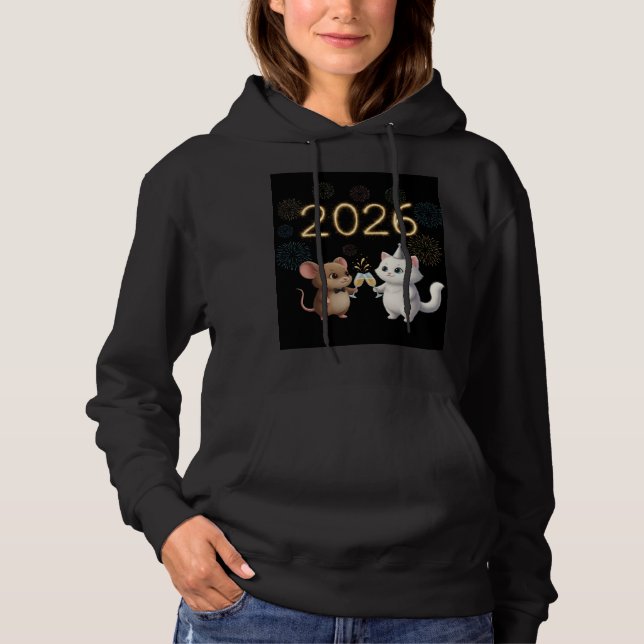 celebrate 2026 Hoodie ai was used T Shirt (Framsida)