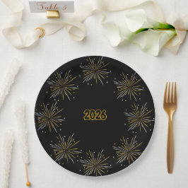 Celebrate 2026 Paper Plate