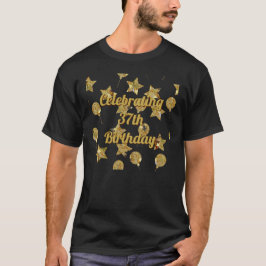Celebrate Adult Any Age Birthday Glitzy T Shirt