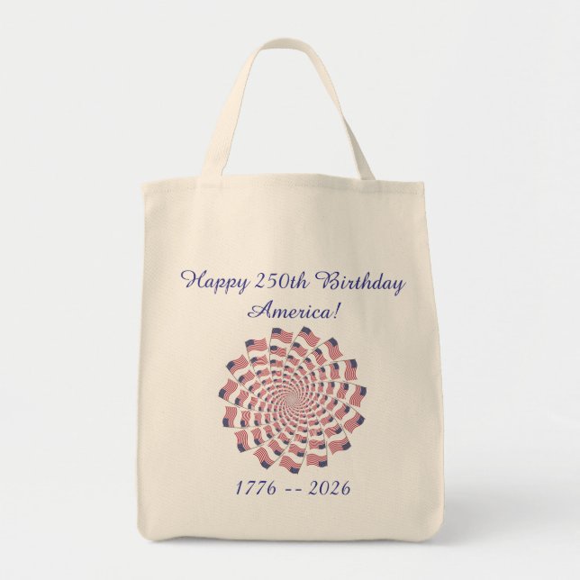 Celebrate America 250 #23 Tote Bag Tygkasse (Framsidan)