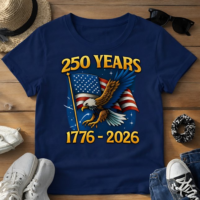 Celebrate America’s 250th Anniversary USA 250  T Shirt (Skapare uppladdad)