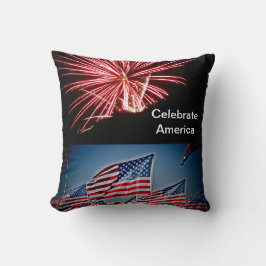 Celebrate America vykort Kudde