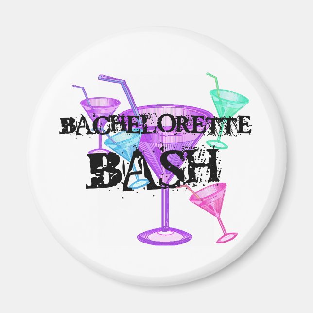 Celebrate Bachelorette Bash Magnet (Framsidan)