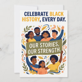 Celebrate Black Culture and Community Julkort