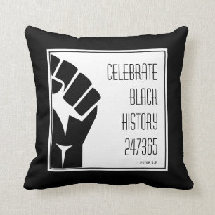 CELEBRATE BLACK-HISTORIA 247365 - Anpassningsbar Kudde