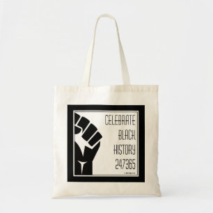 CELEBRATE BLACK-HISTORIA 247365 Power Fist Anpassn Tygkasse