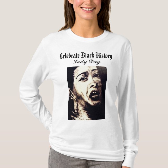 CELEBRATE BLACK HISTORIA BILLA HELGDAG T SHIRT (Framsida)