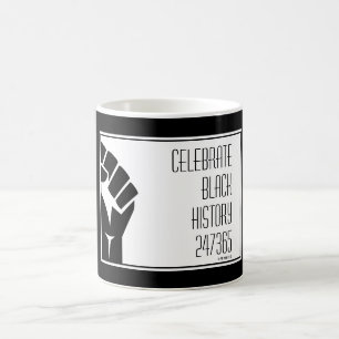 CELEBRATE BLACK HISTORY 247365 Personlig BHM Kaffemugg