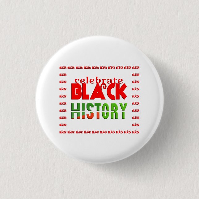 CELEBRATE BLACK HISTORY KNAPP (Framsida)