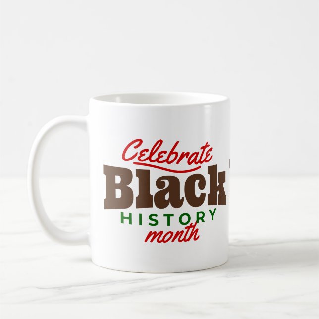 celebrate black history month kaffemugg (Vänster)