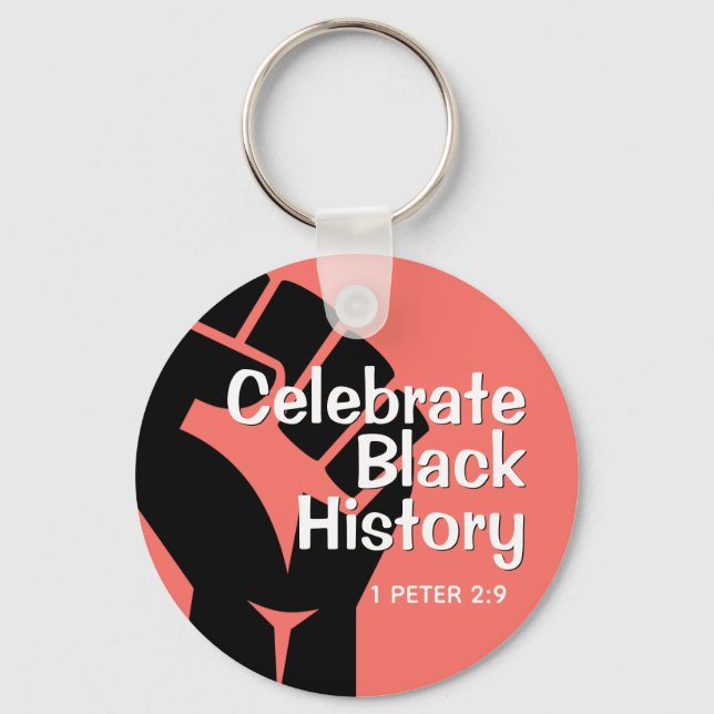 CELEBRATE BLACK HISTORY NYCKELRING (Framsida)