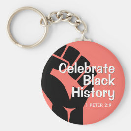 CELEBRATE BLACK HISTORY NYCKELRING