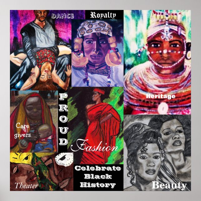 CELEBRATE BLACK HISTORY poster (Framsidan)