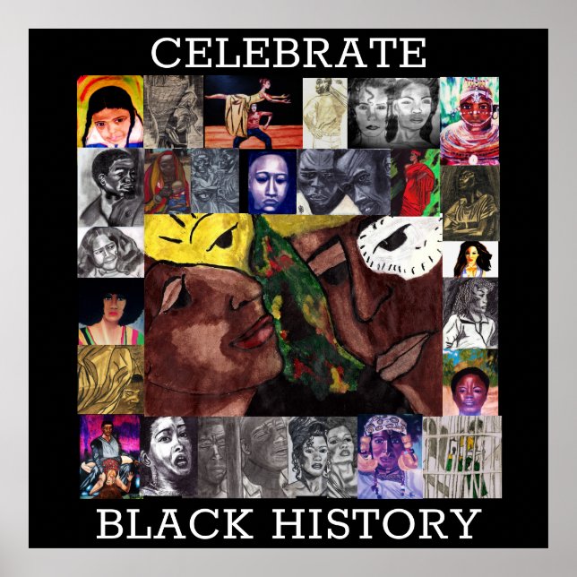 CELEBRATE BLACK HISTORY poster (Framsidan)