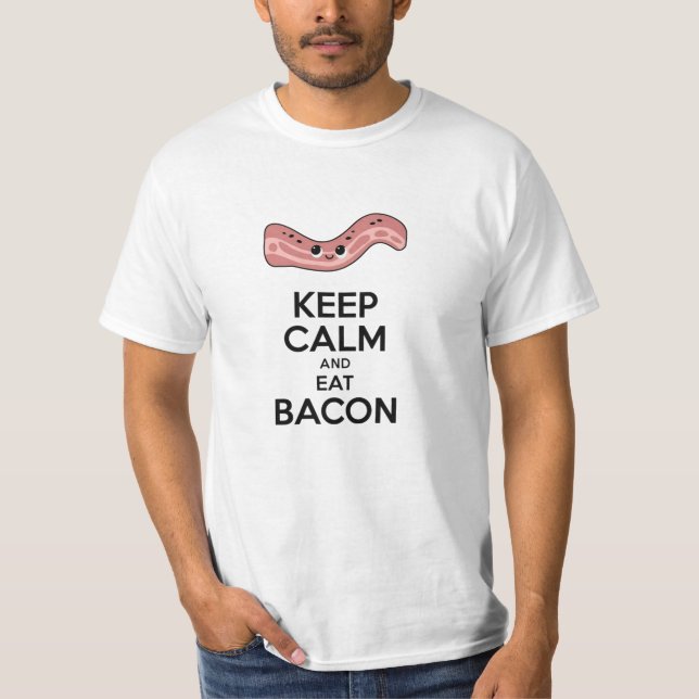 Celebrate Breakfast med Bacon Art T Shirt (Framsida)