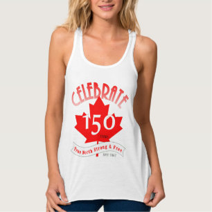 Celebrate Canada 150 Years - All Sport Tank Linne Med Racerback
