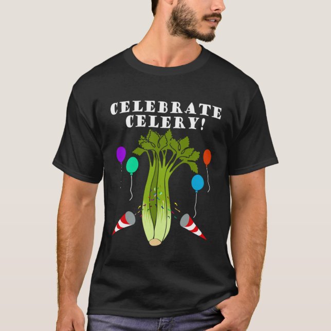 Celebrate Celery Healthy Vegetables Leek T Shirt (Framsida)